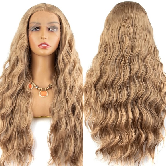 💫 LIM K 22” ASH BLONDE  WAVY LACE FRONT WIG💫 *NEW - Picture 2 of 8